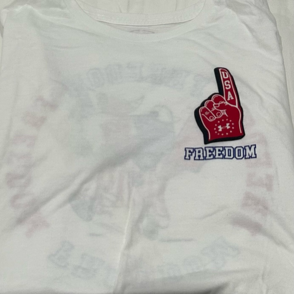 Under Armour Freedom USA White T-Shirt